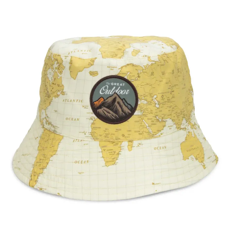 Sonny Custom Bucket Hat with Full Colour Patch — Round Patch