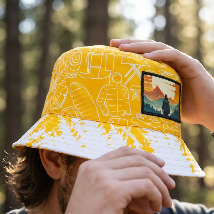 Sonny Custom Bucket Hat with Full Colour Patch — Feature