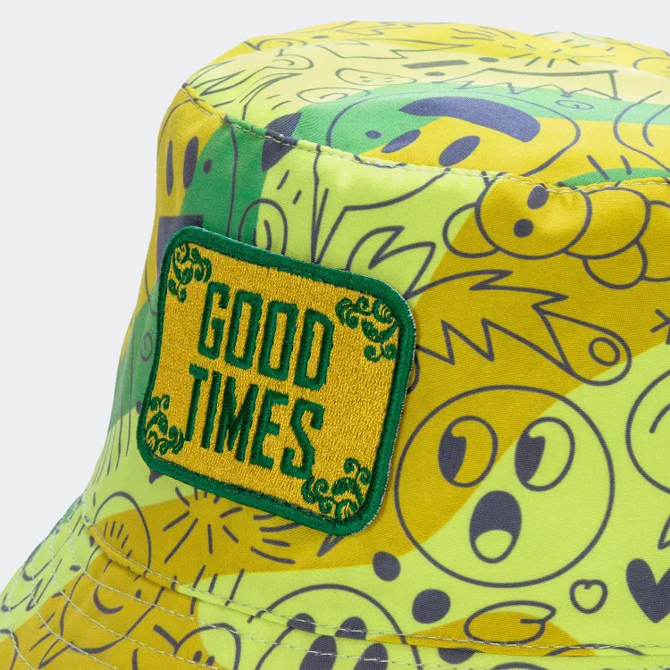 Sonny Custom Bucket Hat with Embroidery Patch — Patch Detail