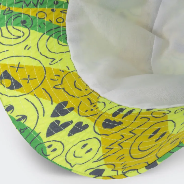 Sonny Custom Bucket Hat with Embroidery Patch — Inside