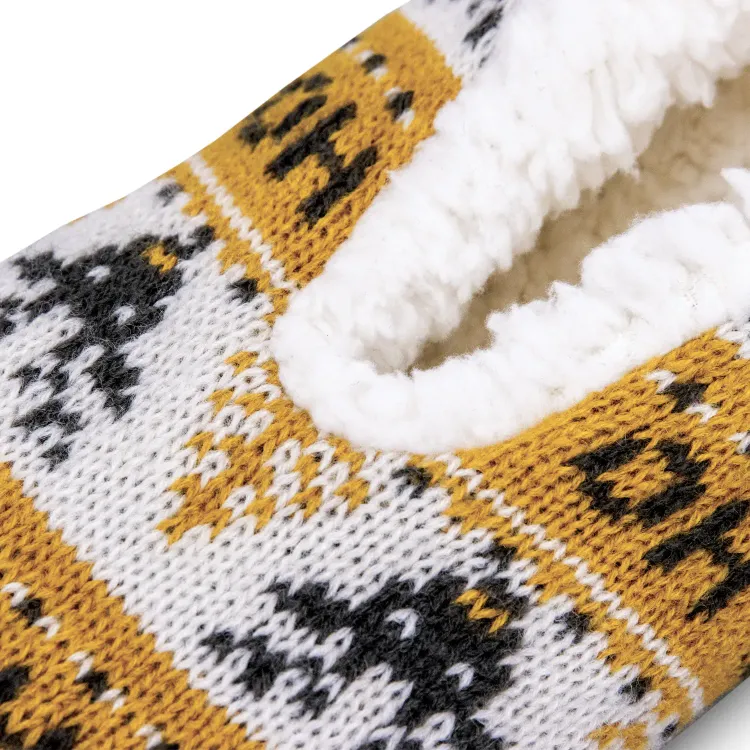 Custom Knitted Slippers — Inside