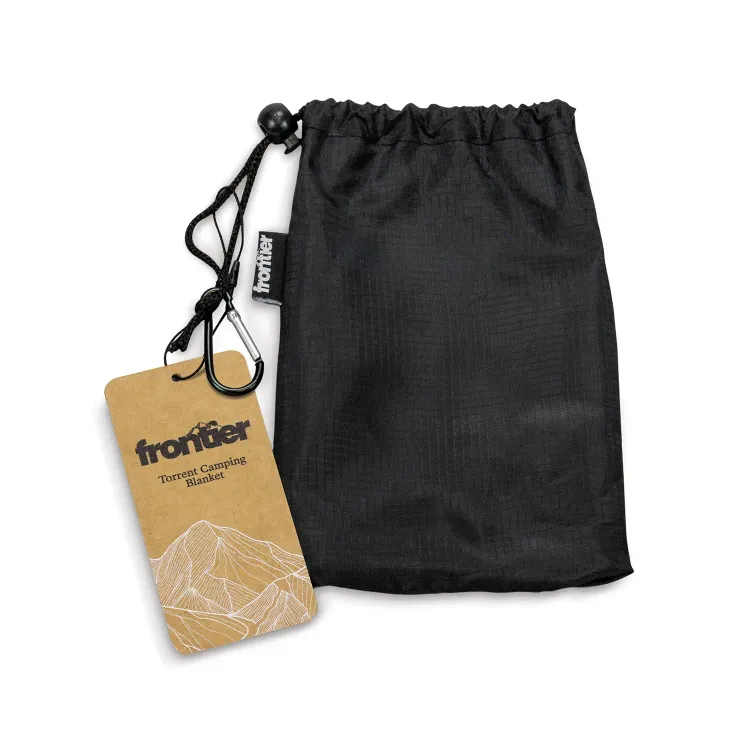 Frontier Torrent Camping Blanket — Pouch