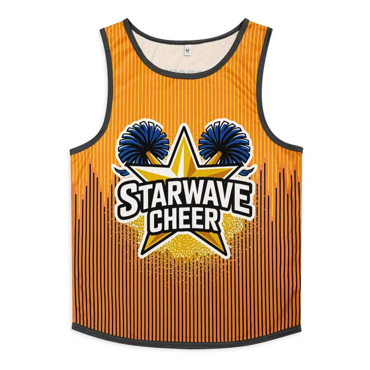 Custom Mens Active Tank Top — Front