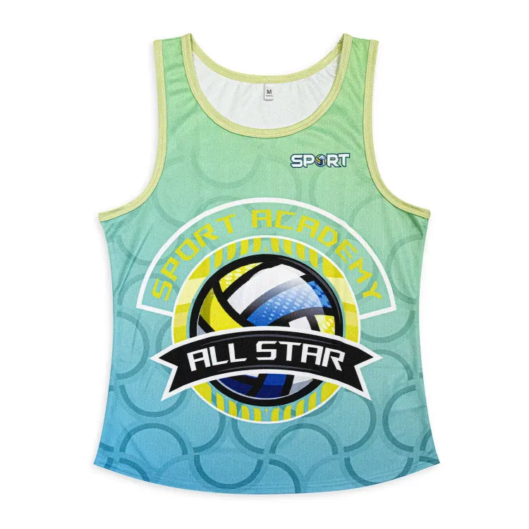 Custom Womens Active Tank Top — Front