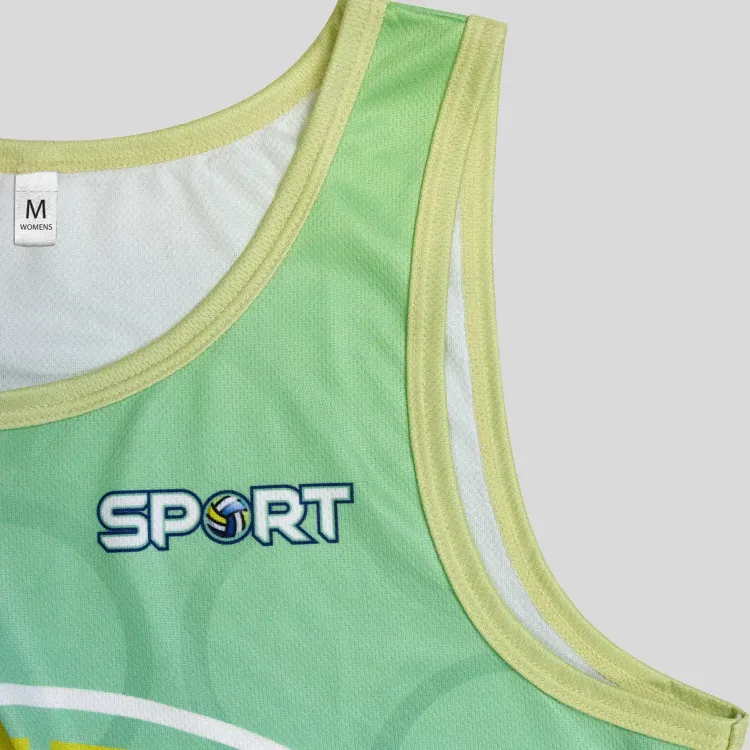 Custom Womens Active Tank Top — Detail