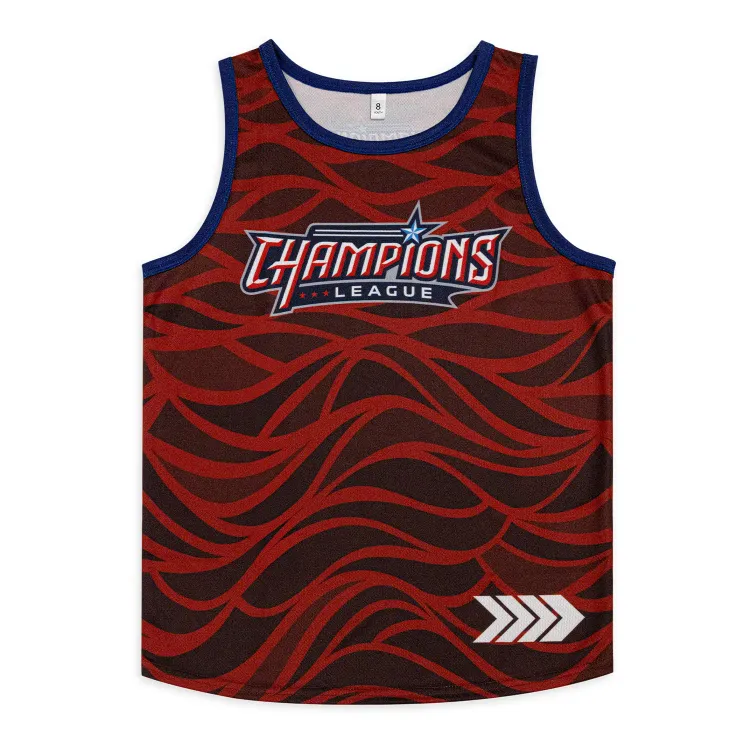 Custom Youth Active Tank Top — Front