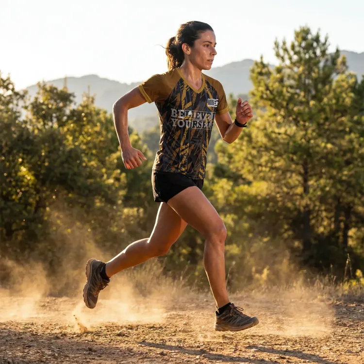 Custom Womens Active V-Neck T-Shirt — Feature