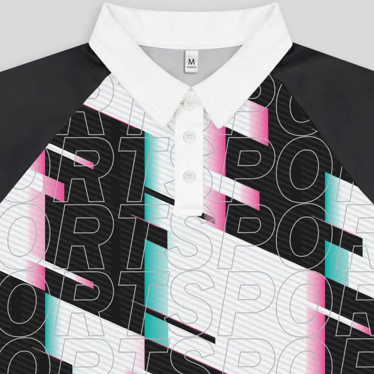 Custom Womens Active Polo — Detail