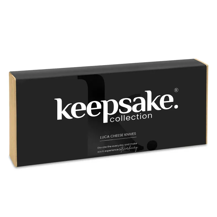 Keepsake Luca Cheese Knives — Gift Box
