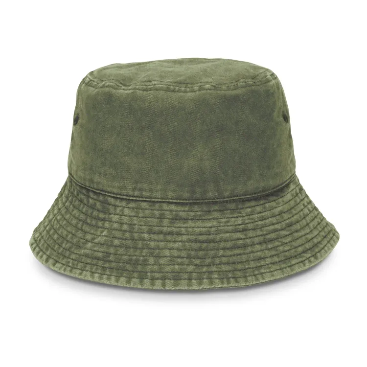 Bondi Washed Bucket Hat — Olive