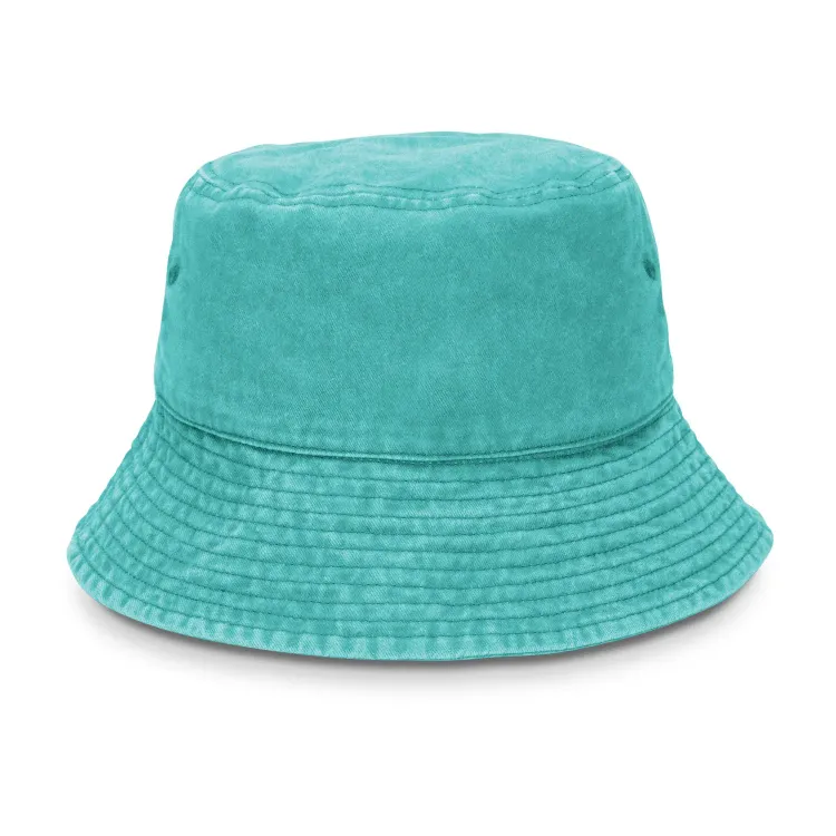 Bondi Washed Bucket Hat — light blue