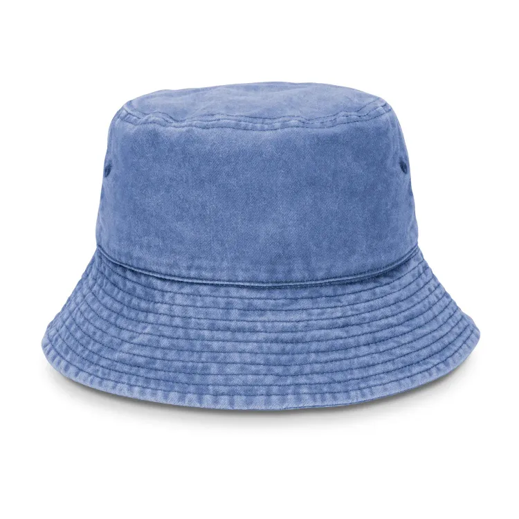 Bondi Washed Bucket Hat — royal blue