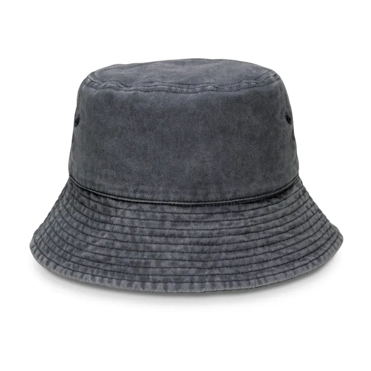 Bondi Washed Bucket Hat — navy