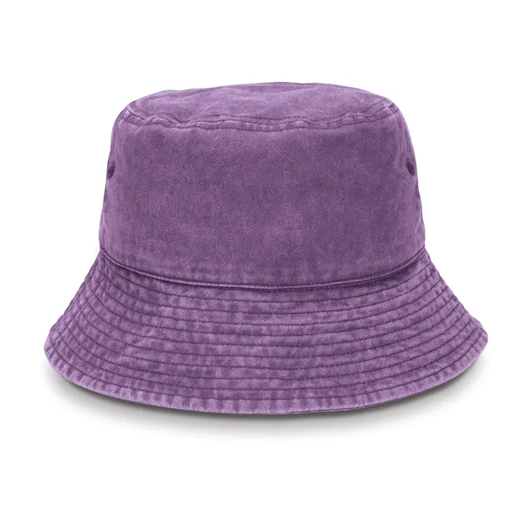 Bondi Washed Bucket Hat — purple