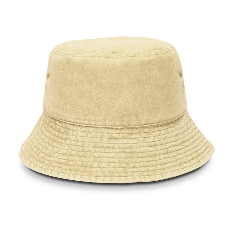 Bondi Washed Bucket Hat — ecru