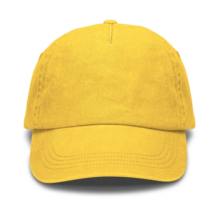 Vintage Washed Cap — yellow