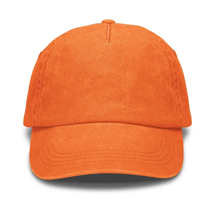 Vintage Washed Cap — orange