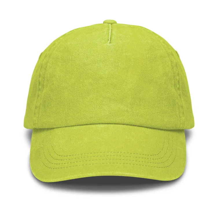 Vintage Washed Cap — bright green