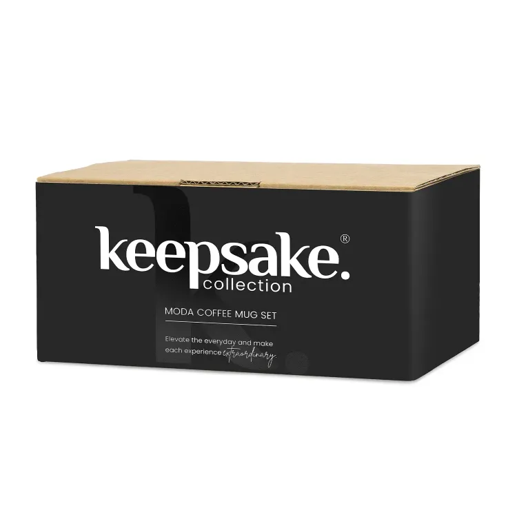 Keepsake Moda Coffee Mug – Set of 2 — Gift Box