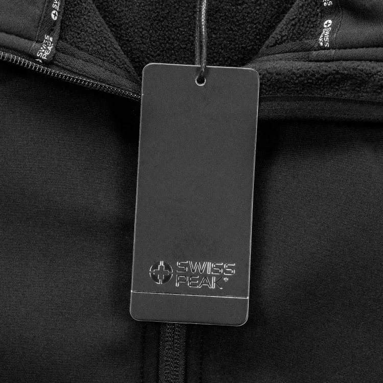 Swiss Peak Urban Unisex Softshell Jacket — Hangtag