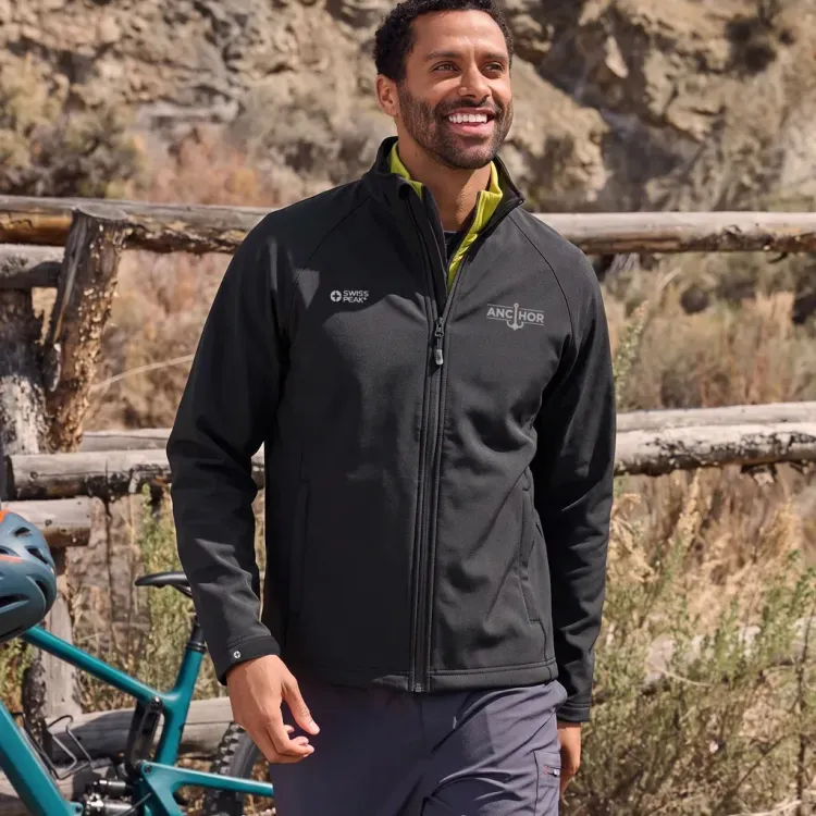 Swiss Peak Urban Unisex Softshell Jacket — Feature