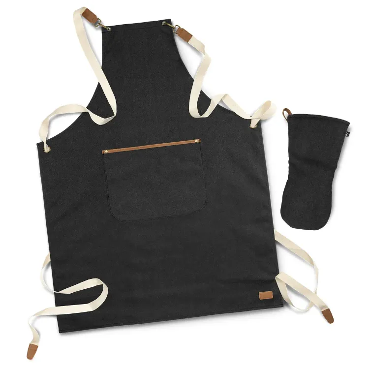 Keepsake Canvas Apron & Oven Mit Set — Main