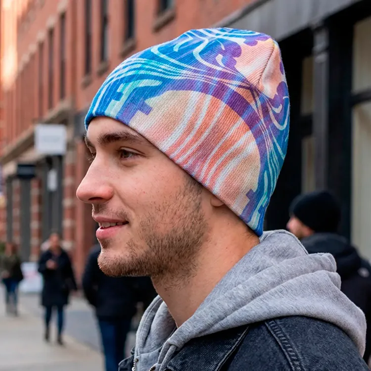 Commando Custom Full Colour Beanie — Feature