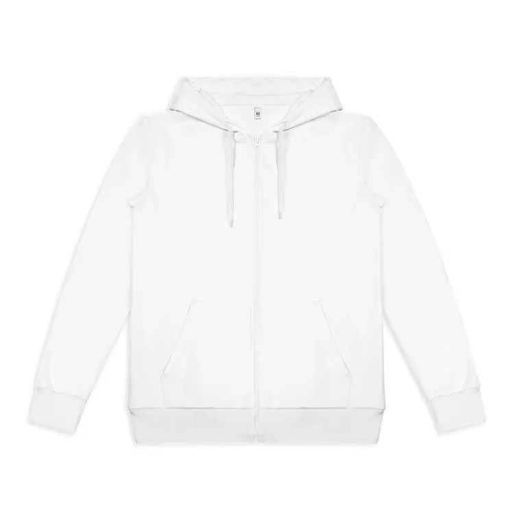 Custom Mens Active Zipped Hoodie — Unbranded Front