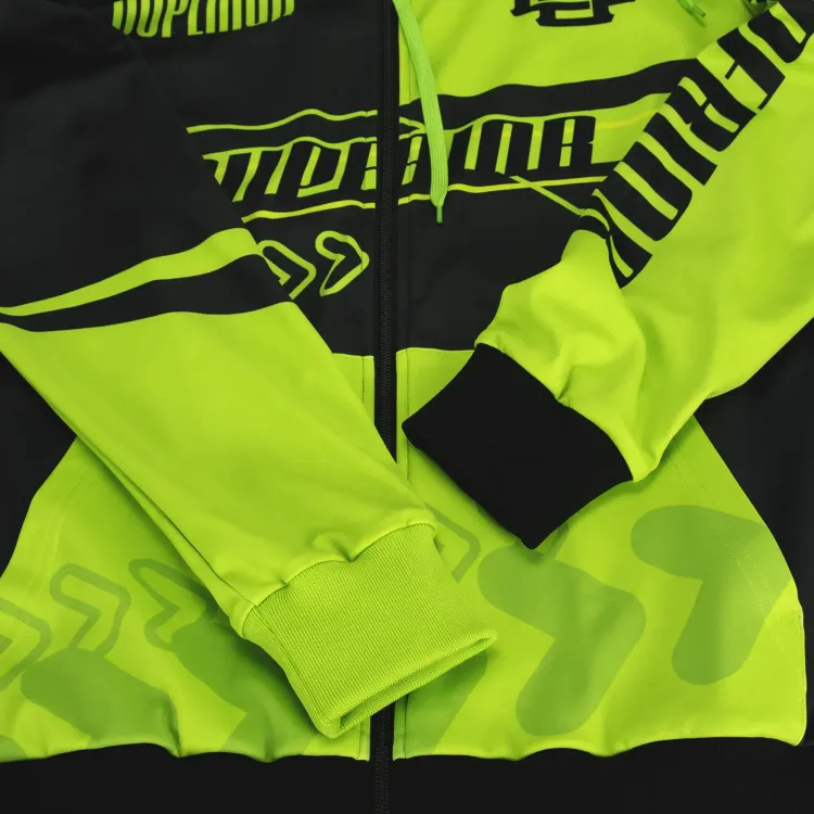 Custom Mens Active Zipped Hoodie — Detail