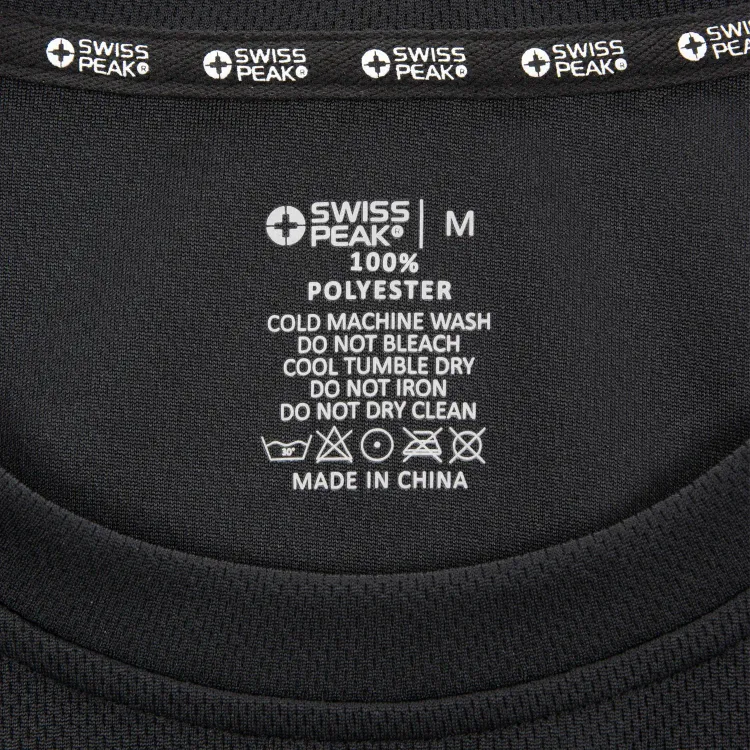 Swiss Peak Urban Unisex T-Shirt — Care Label