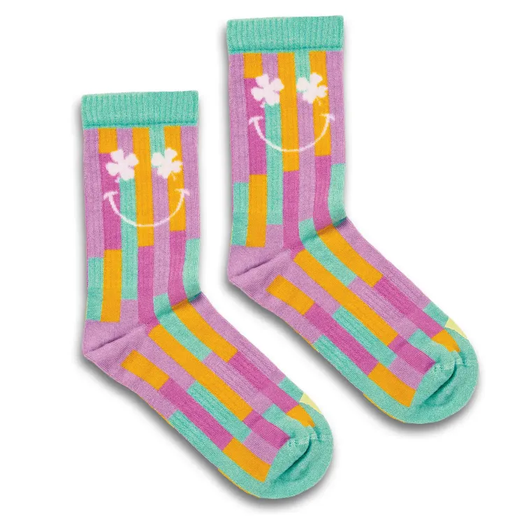 Pixel Knitted Bamboo Socks — Main