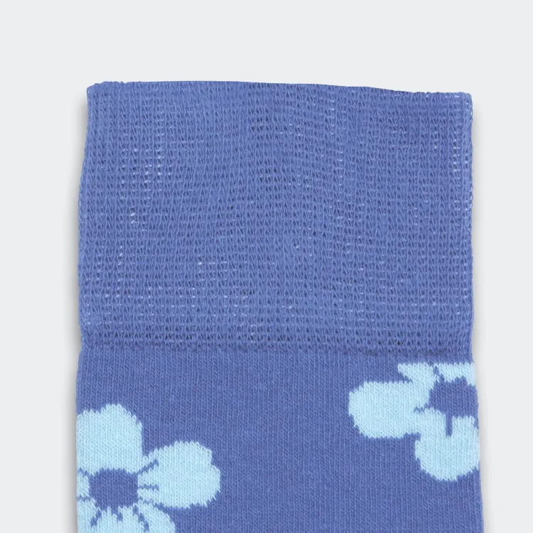 Pixel Knitted Knee-High Socks — Detail