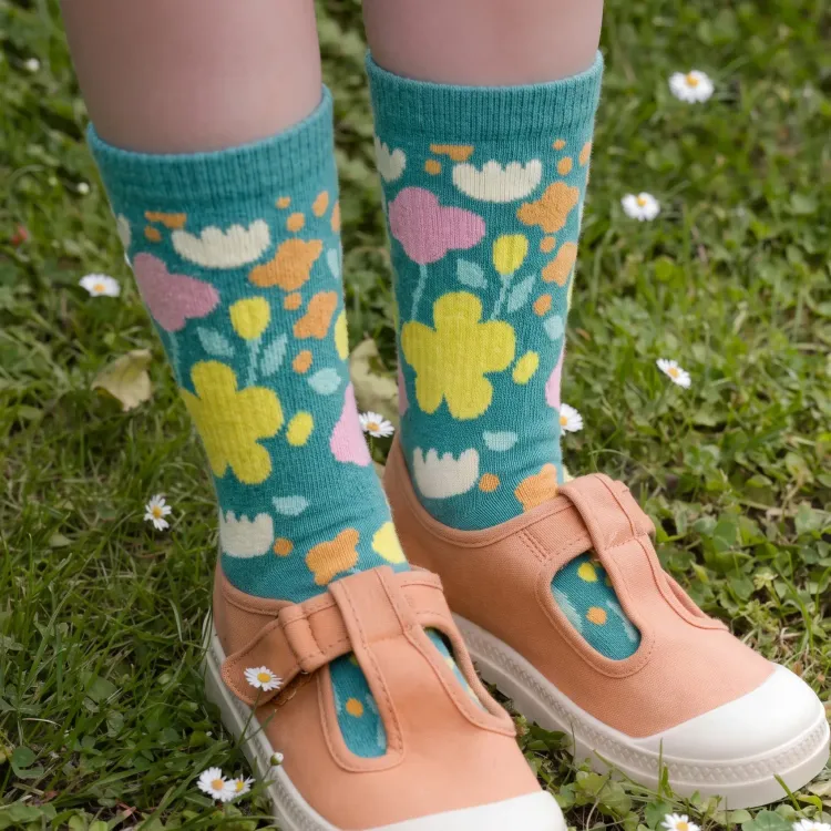 Jolly Knitted Bamboo Kids Socks — Feature
