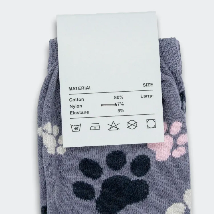 Jolly Knitted Kids Socks — Custom Card Back