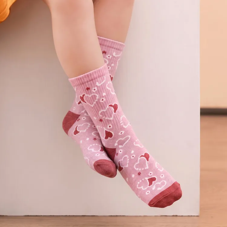Jolly Knitted Bamboo Kids Socks - Set of 2 — Feature
