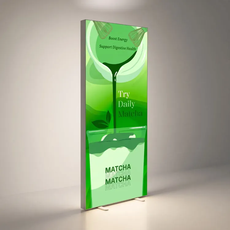 Portable Event Lightbox Bannerstand — Main