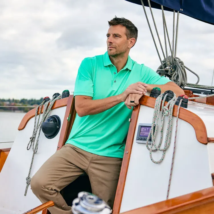 Cutter & Buck Virtue Mens Polo — Feature