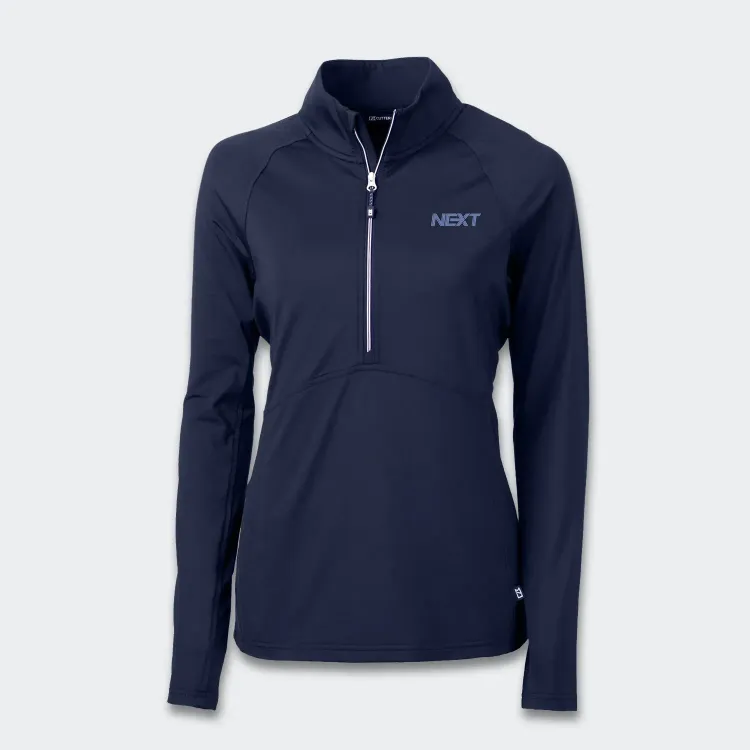 Cutter & Buck Adapt Womens Half Zip — Branding