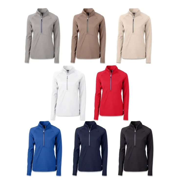 Cutter & Buck Adapt Womens Half Zip — Colour Range