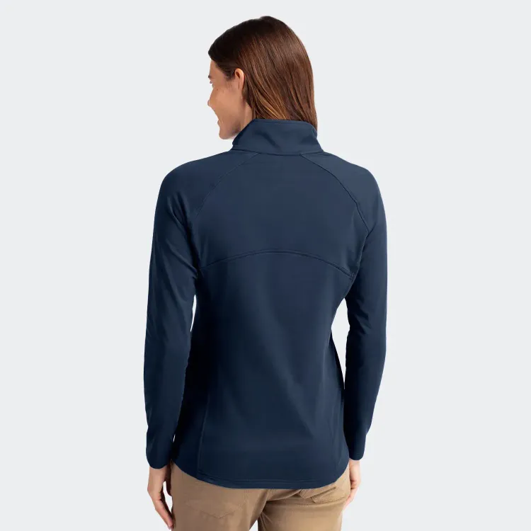 Cutter & Buck Adapt Womens Half Zip — Back