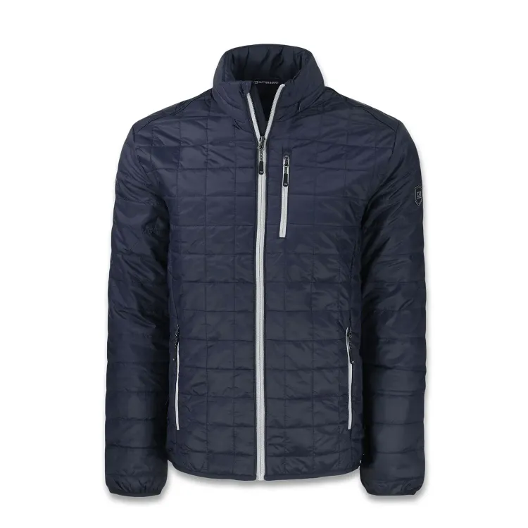 Cutter & Buck Rainier Mens Jacket — navy/silver