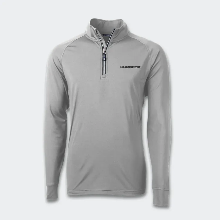 Cutter & Buck Adapt Mens Half Zip — Branding