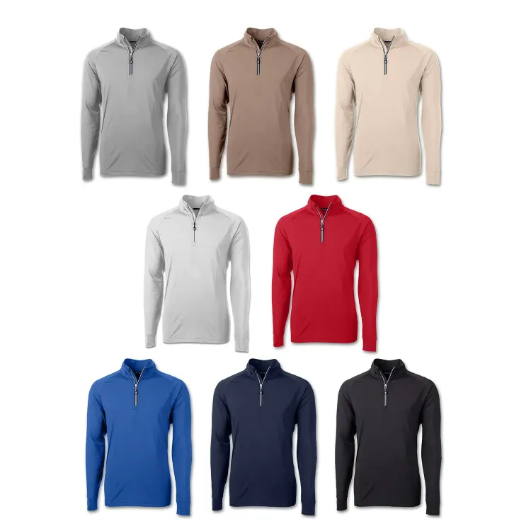 Cutter & Buck Adapt Mens Half Zip — Colour Range