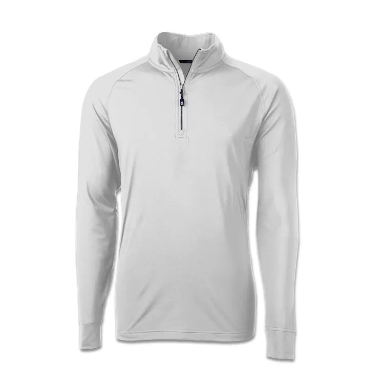 Cutter & Buck Adapt Mens Half Zip — white