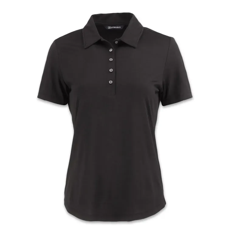 Cutter & Buck Coastline Epic Womens Polo — black