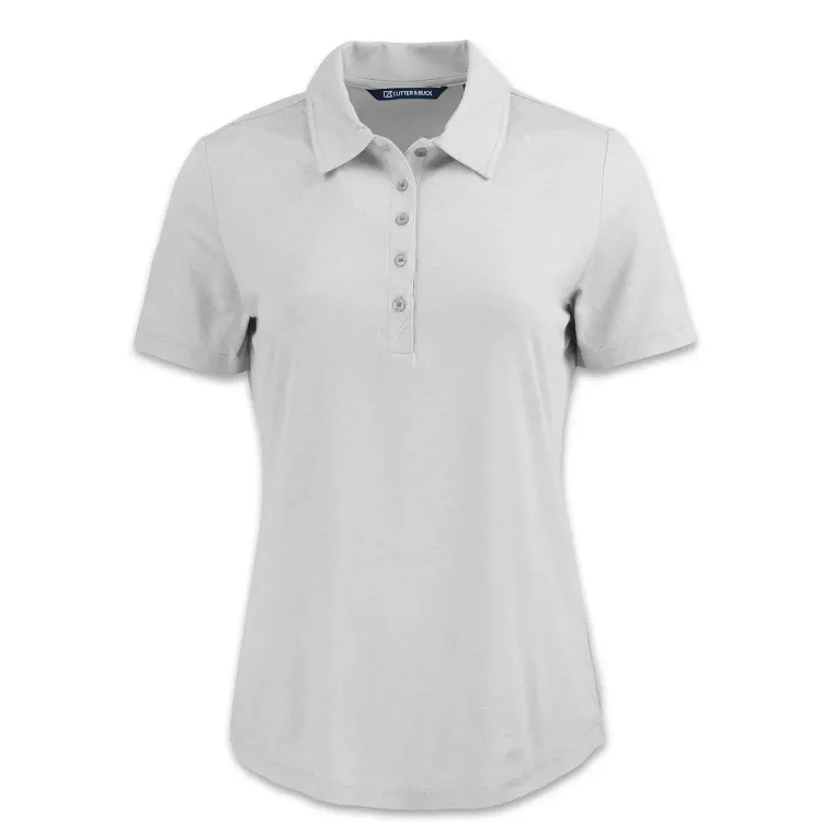 Cutter & Buck Coastline Epic Womens Polo — CONCRETE