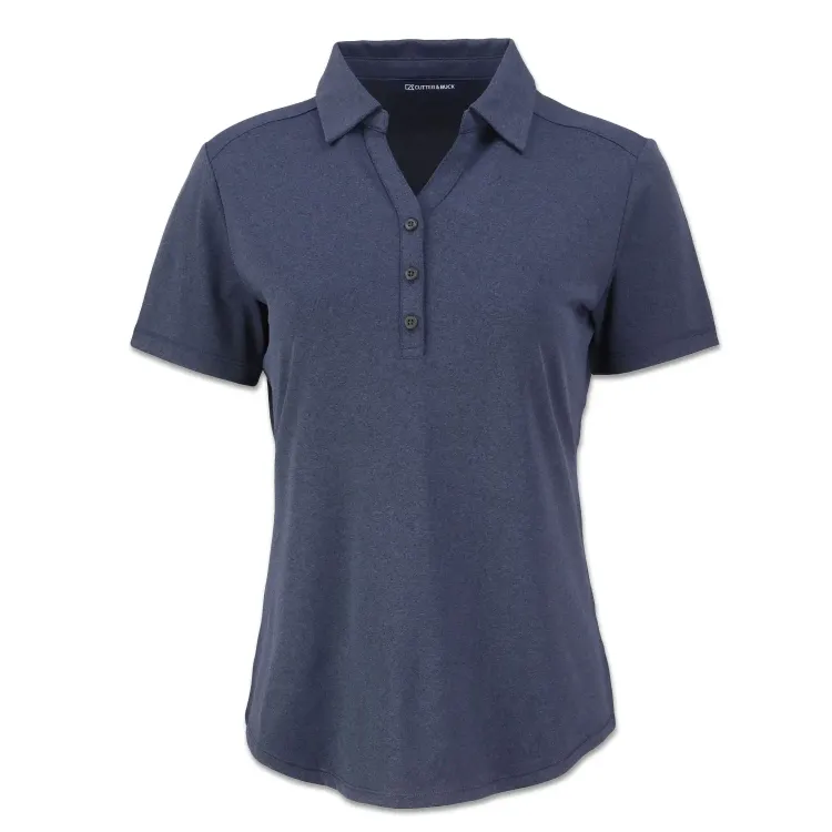 Cutter & Buck Forge Womens Polo — Dark Atlas Heather