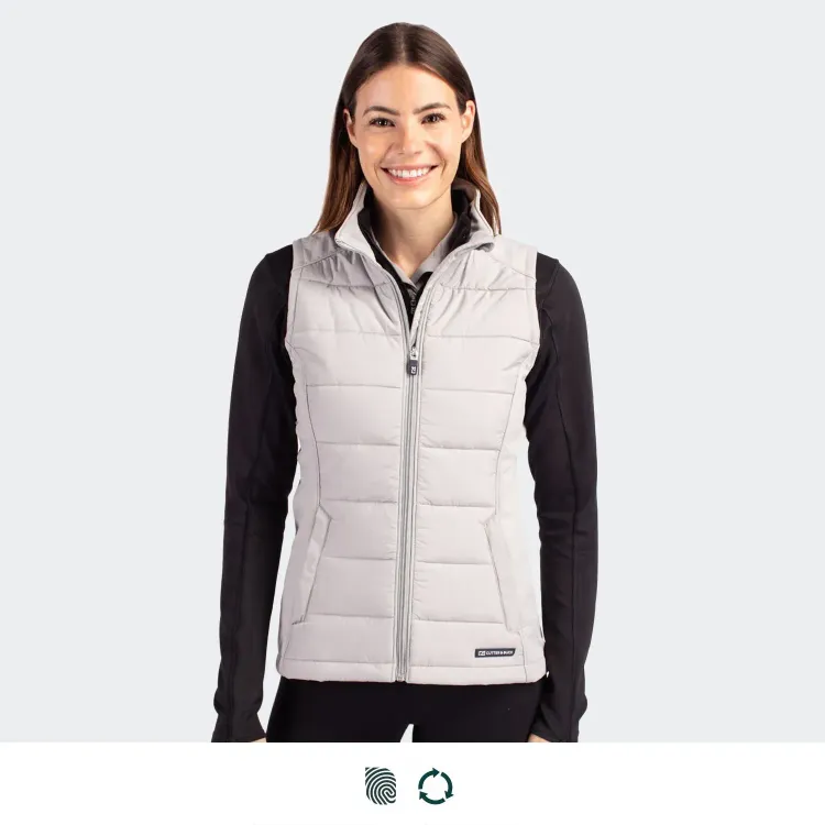 Cutter & Buck Evoke Womens Hybrid Vest — Impact Aware