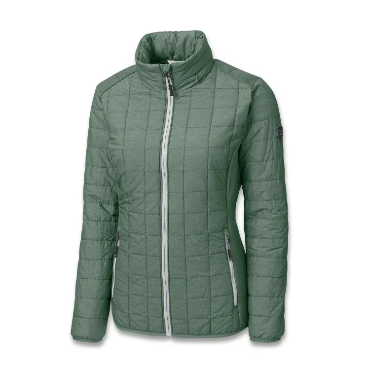 Cutter & Buck Rainier Womens Jacket — hunter melange