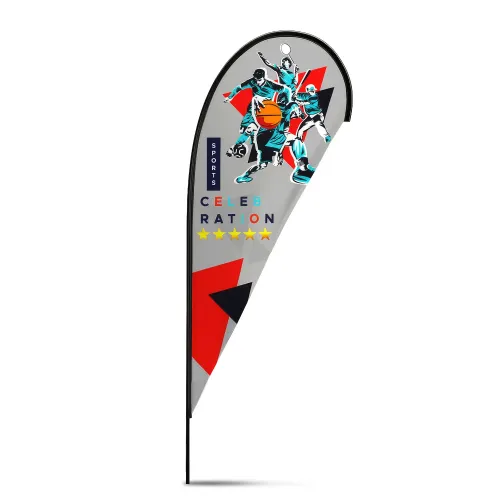 Large Tear Drop Flag Kit
